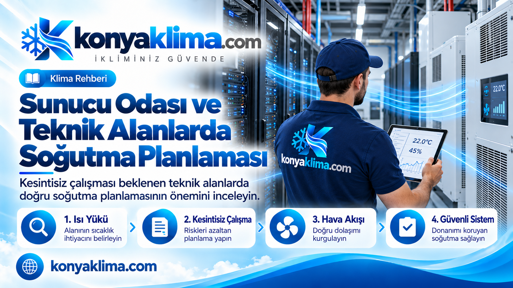 Sunucu Odası ve Teknik Alanlarda Soğutma Planlaması