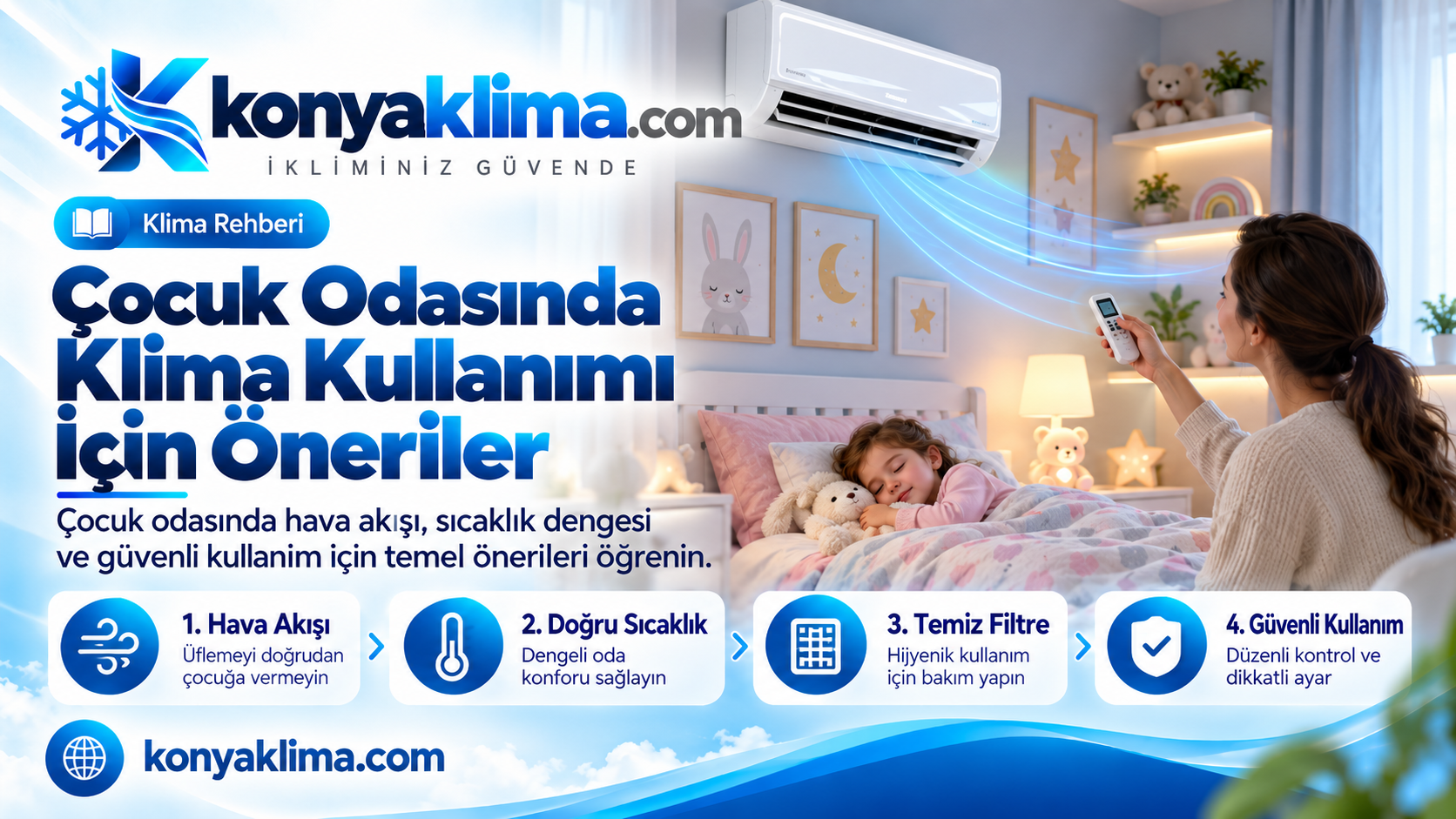 Çocuk Odasında Klima Kullanımı İçin Öneriler