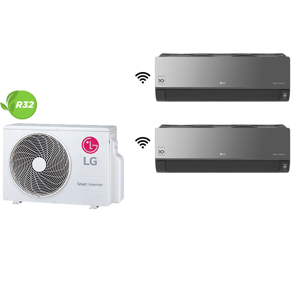 LG Inverter Multi Split Wi-Fi Klima AC2 12K+24K Btu